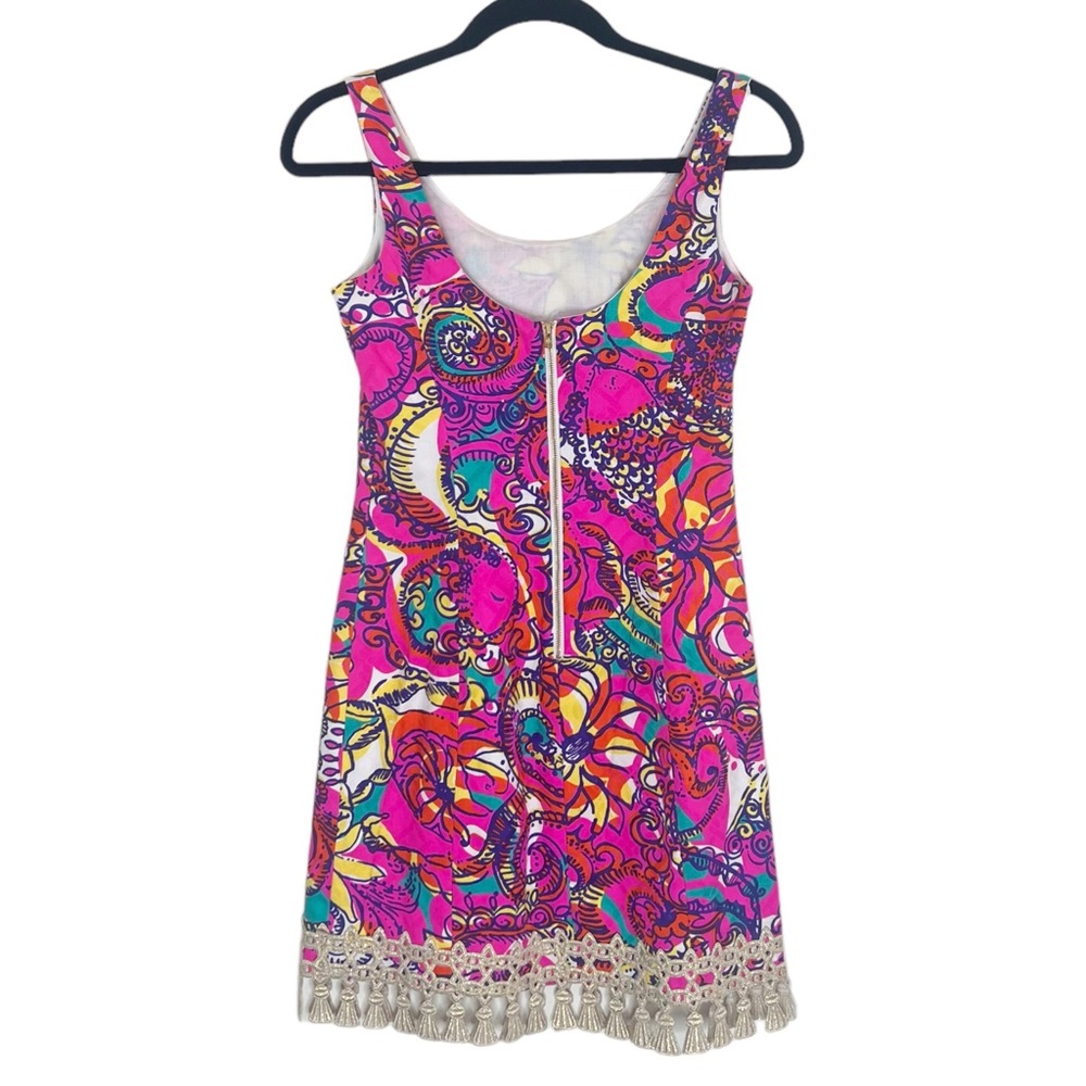 Lilly Pulitzer Eaton Shift Dress Sea and be Seen Size 00 - Picture 2 of 12